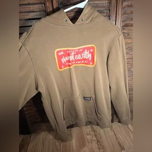 Planet earth brown/beige hoodie